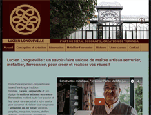 Tablet Screenshot of lucien-longueville.com